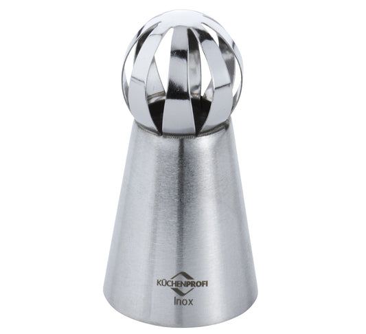 Küchenprofi Bake bocchetta Nuvola 25 mm inox testa sferica vista laterale | Tuttocasa Domodossola