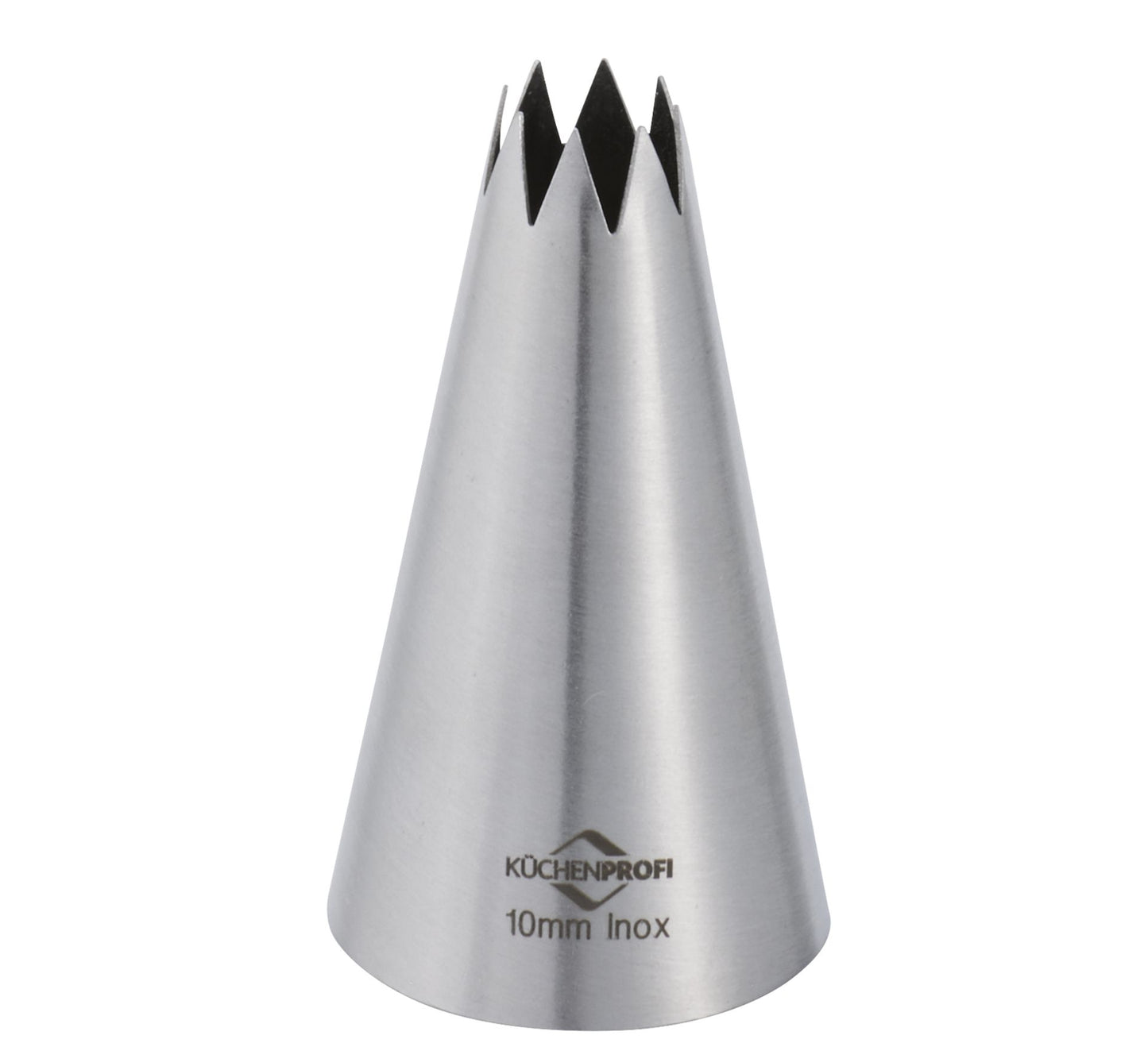 Küchenprofi Bake bocchetta stella 10 mm inox vista frontale | Tuttocasa Domodossola