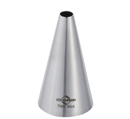 Küchenprofi Bake bocchetta tonda 7 mm inox vista laterale | Tuttocasa Domodossola