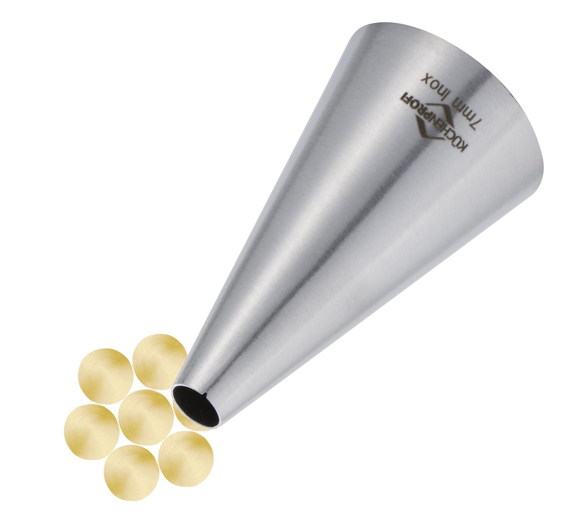 Beccuccio foro tondo 7 mm inox Küchenprofi Bake per sac-à-poche | Tuttocasa Domodossola