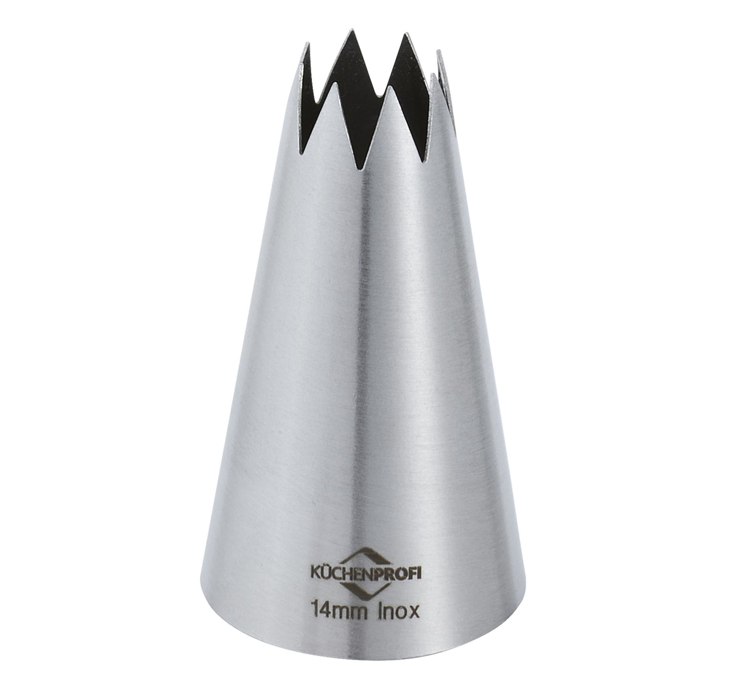 Küchenprofi Bake bocchetta stella 14 mm inox vista laterale | Tuttocasa Domodossola