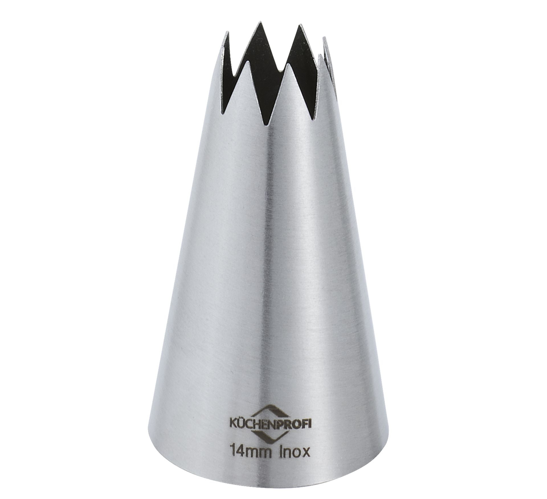 Küchenprofi Bake bocchetta stella 14 mm inox vista laterale | Tuttocasa Domodossola