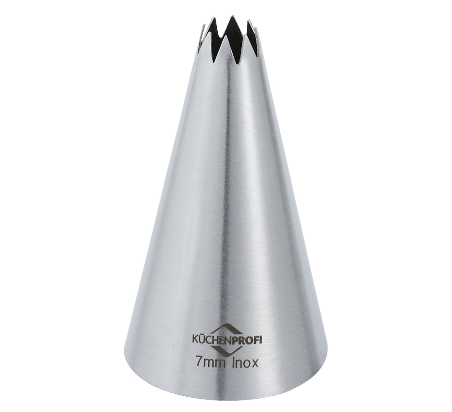 Küchenprofi Bake bocchetta stella 7 mm inox vista laterale | Tuttocasa Domodossola