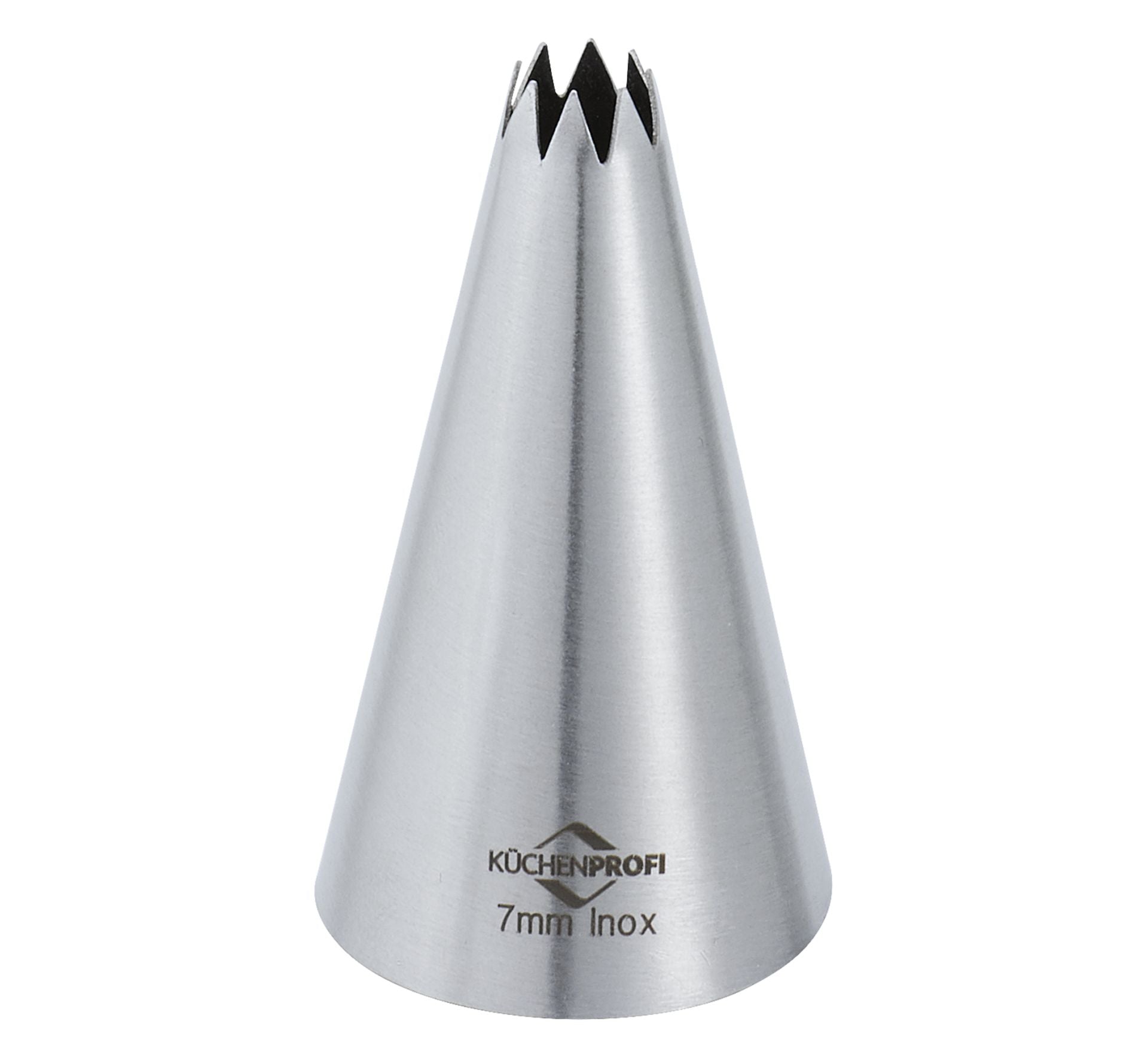 Küchenprofi Bake bocchetta stella 7 mm inox vista laterale | Tuttocasa Domodossola