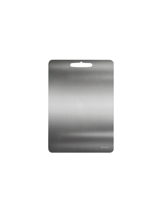 Brandani tagliere acciaio inox 30x45 cm dettaglio foro appendibile | Tuttocasa Domodossola