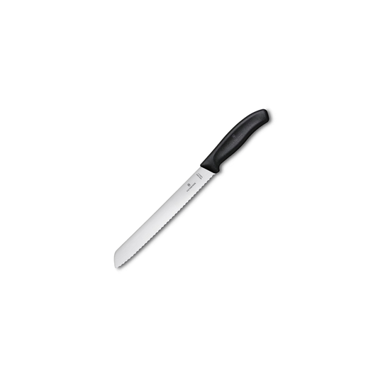 Victorinox Coltello da Pane Swiss Classic 21 cm lama seghettata manico nero – Tuttocasa Domodossola