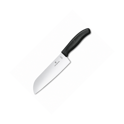 Victorinox Santoku 17 cm lama acciaio inox manico nero Swiss Made – Tuttocasa Domodossola