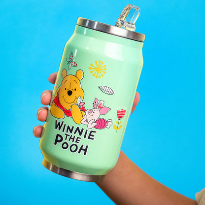 Egan Borraccia Termica Lattina Winnie The Pooh verde menta tenuta in mano — Tuttocasa Domodossola